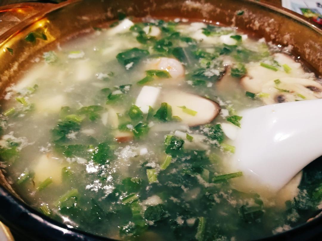 春日食鲜｜虾仁荠菜豆腐羹