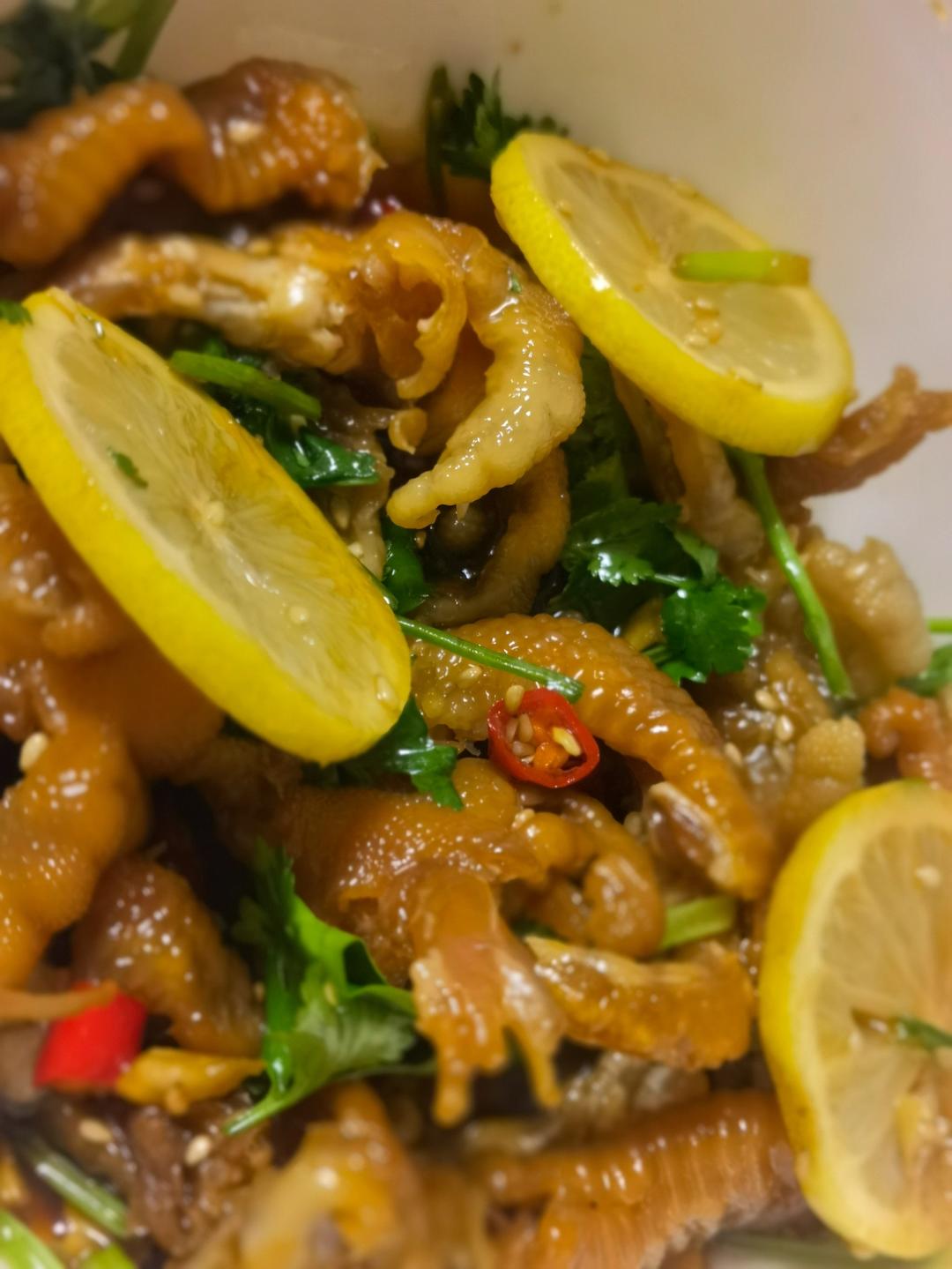 超简单的柠檬无骨鸡爪