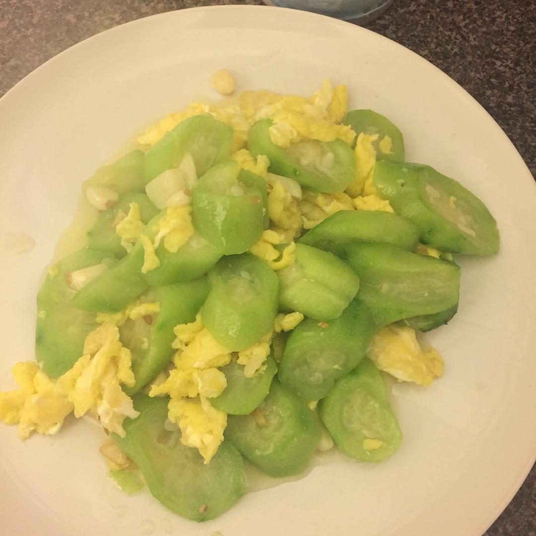 丝瓜炒蛋