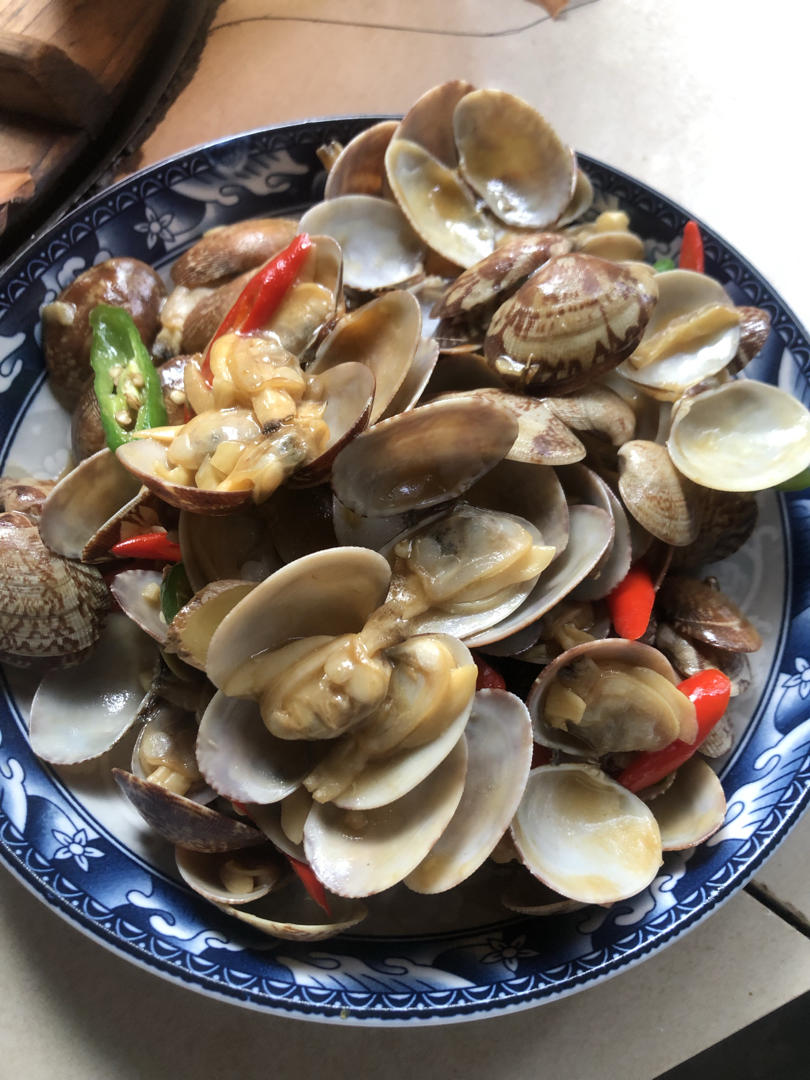 5分钟快手菜❗️秒杀路边摊爆炒花甲～好吃到爆