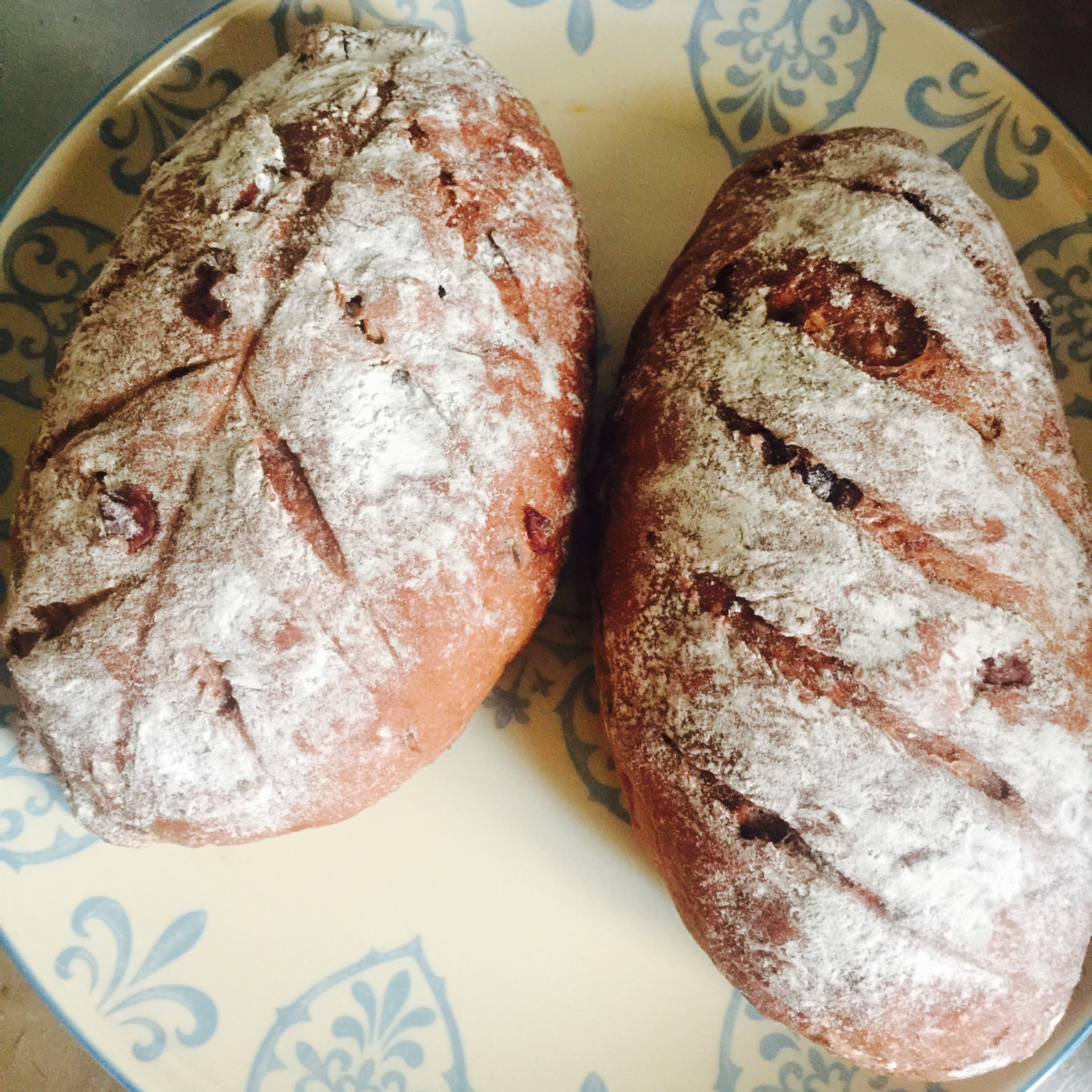 全麦核桃包～软欧包