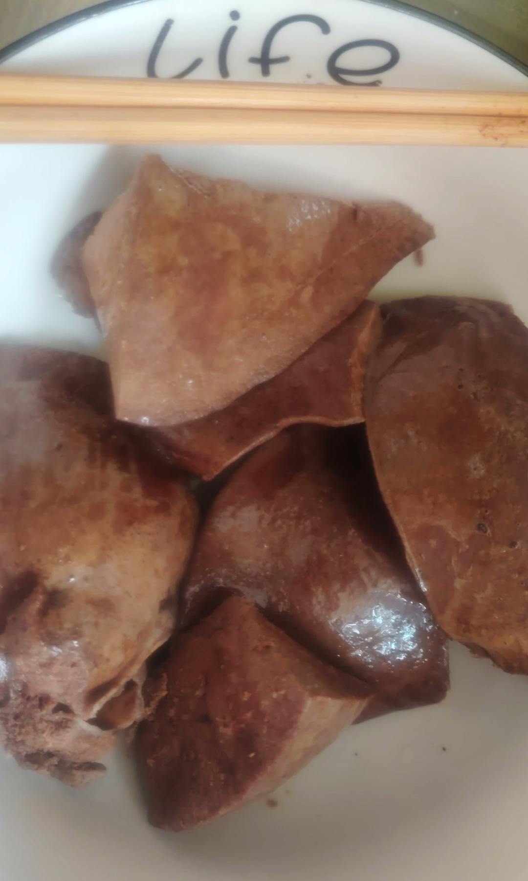 简单至极的白切猪肝