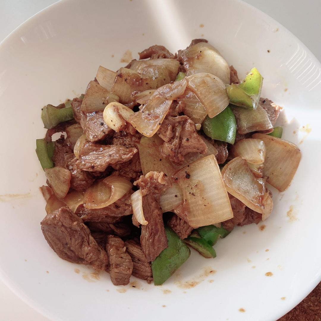 黑椒牛肉粒