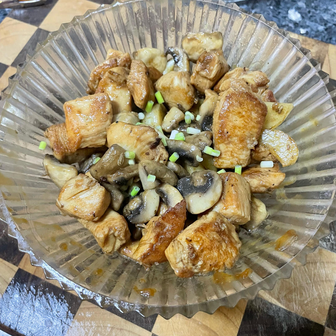 口蘑鸡胸肉
