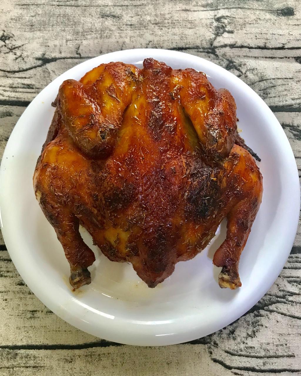 田螺姑娘超级简单不用腌制脆皮烤鸡