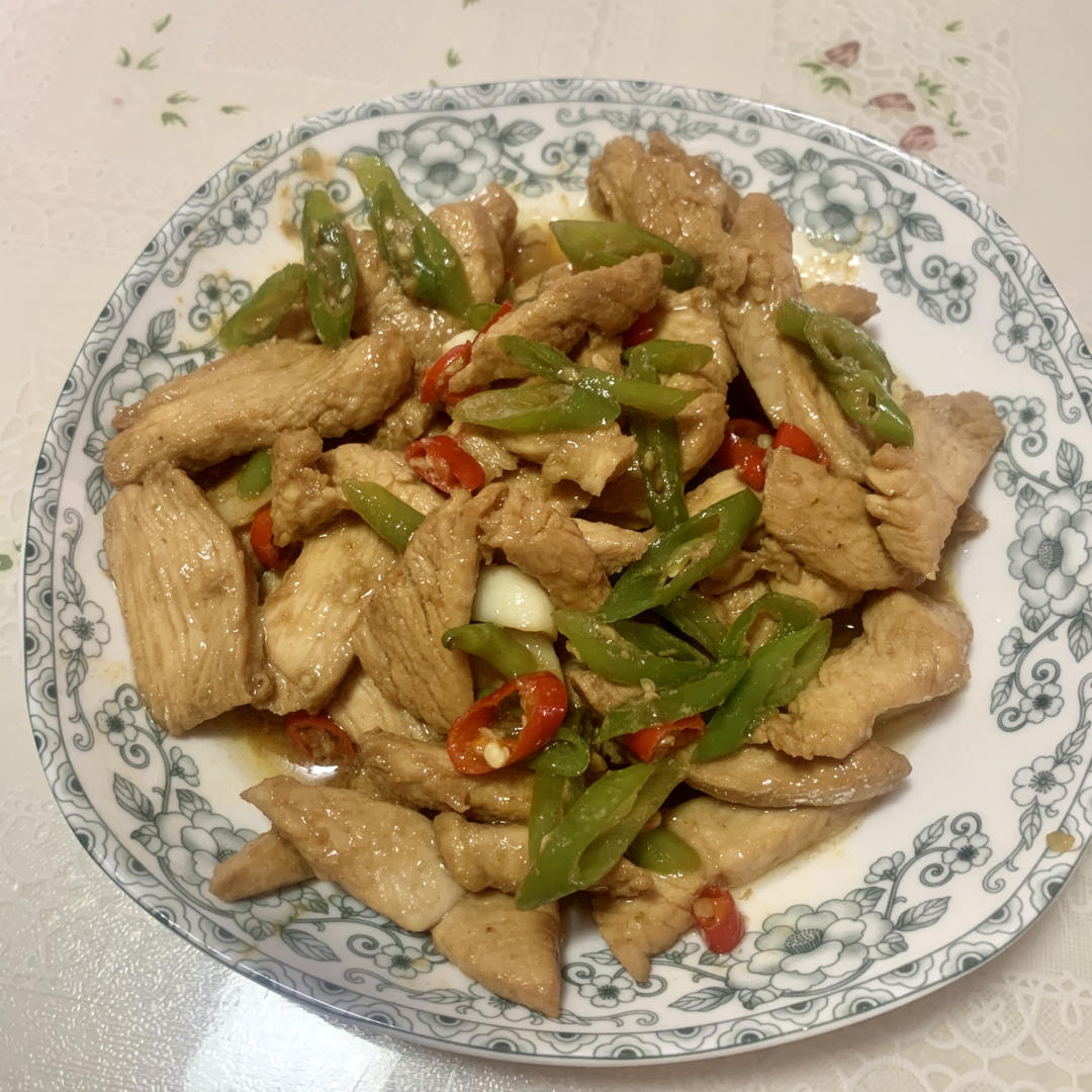辣炒鸡胸肉，快手菜超下饭