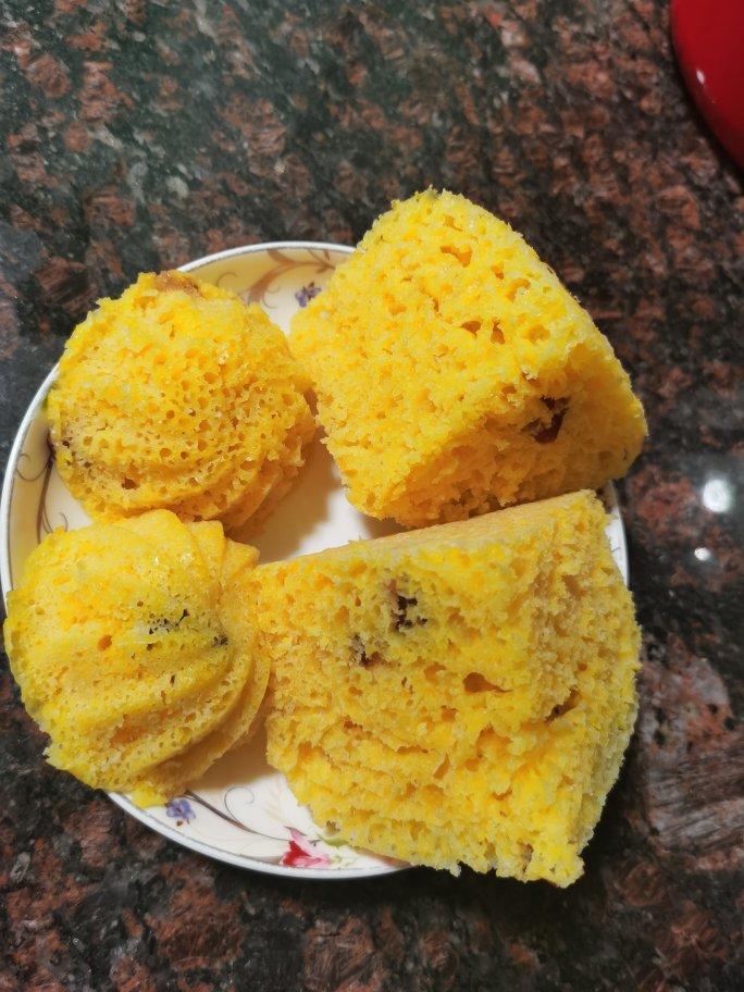 玉米面鸡蛋发糕（零失败）