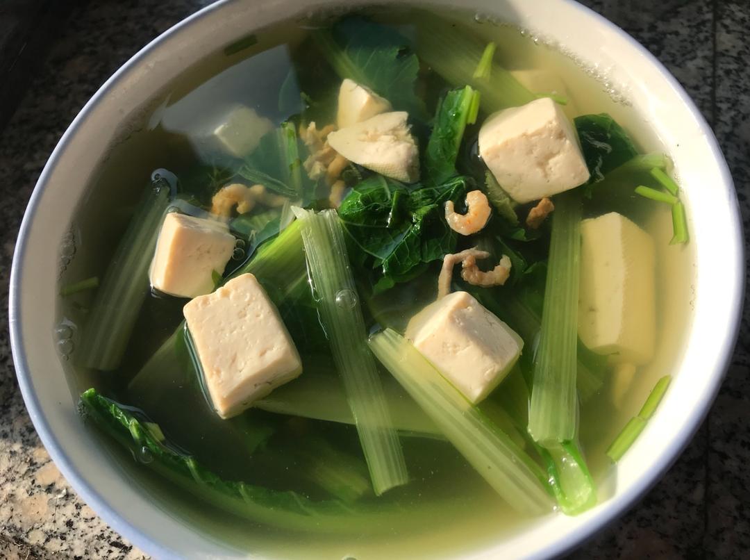小白菜豆腐