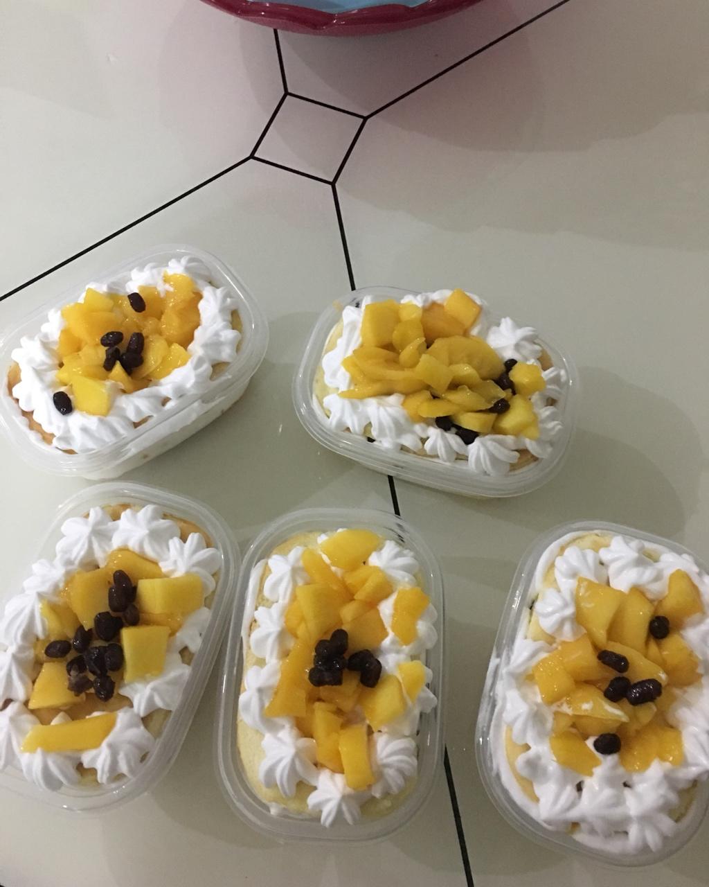 香芋奶油盒子蛋糕