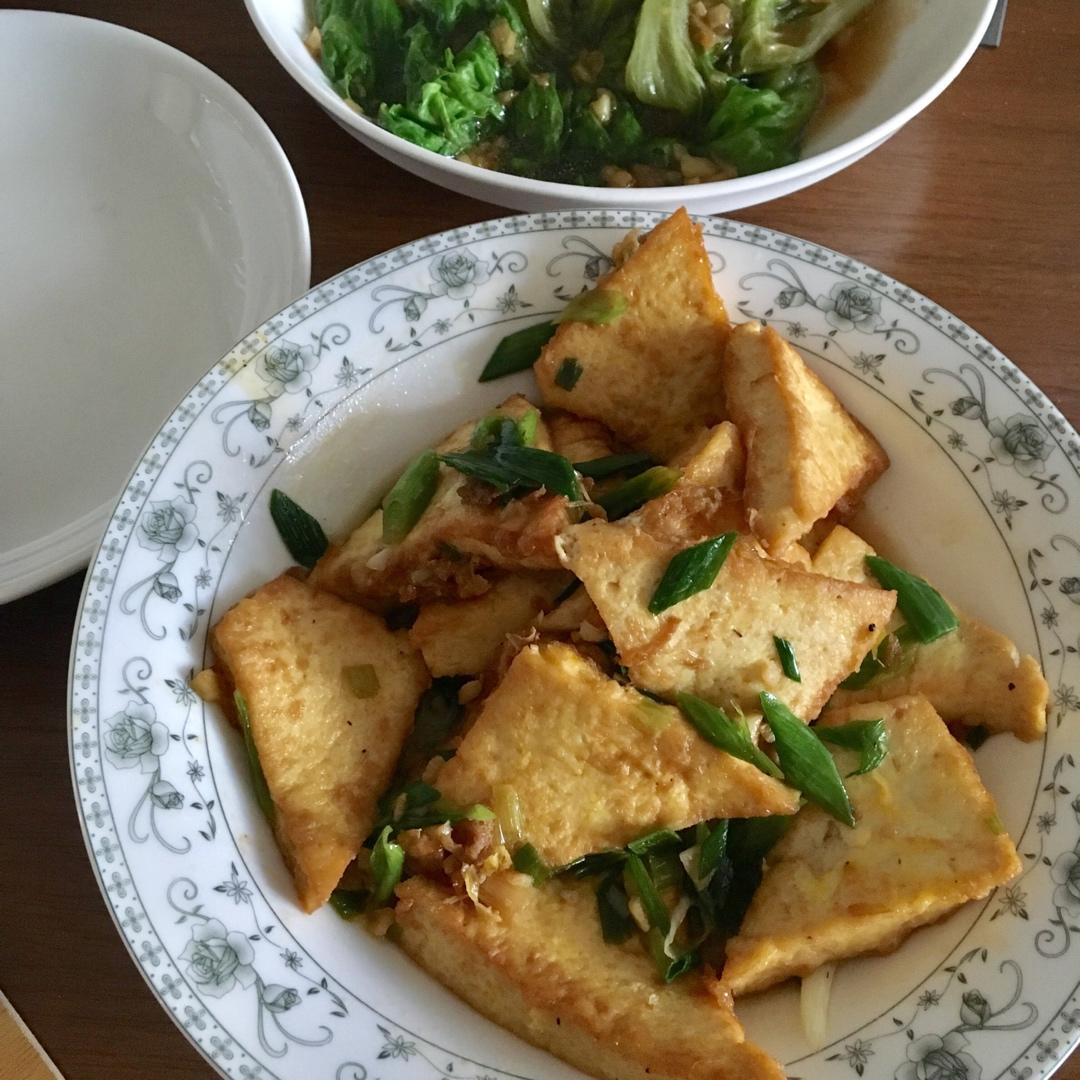 焖煎豆腐