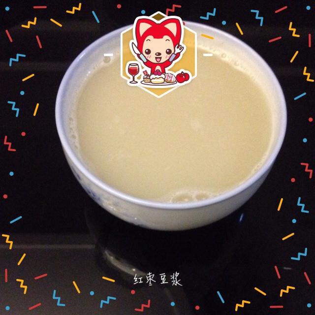 小红枣豆浆