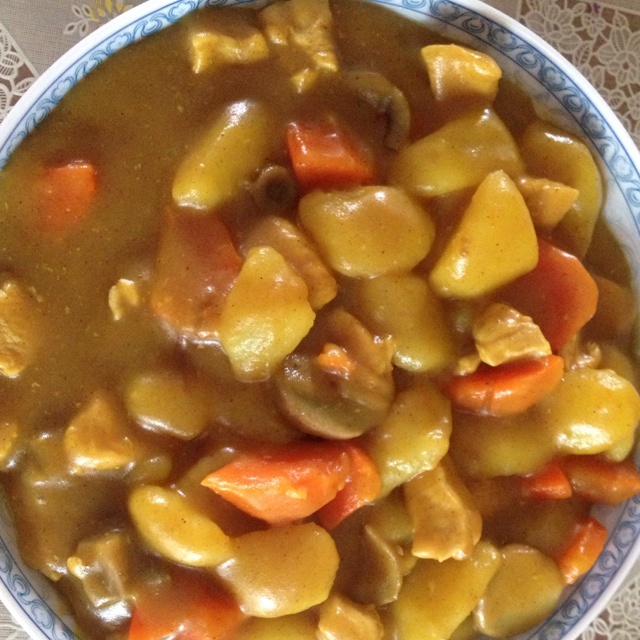 咖喱土豆鸡块