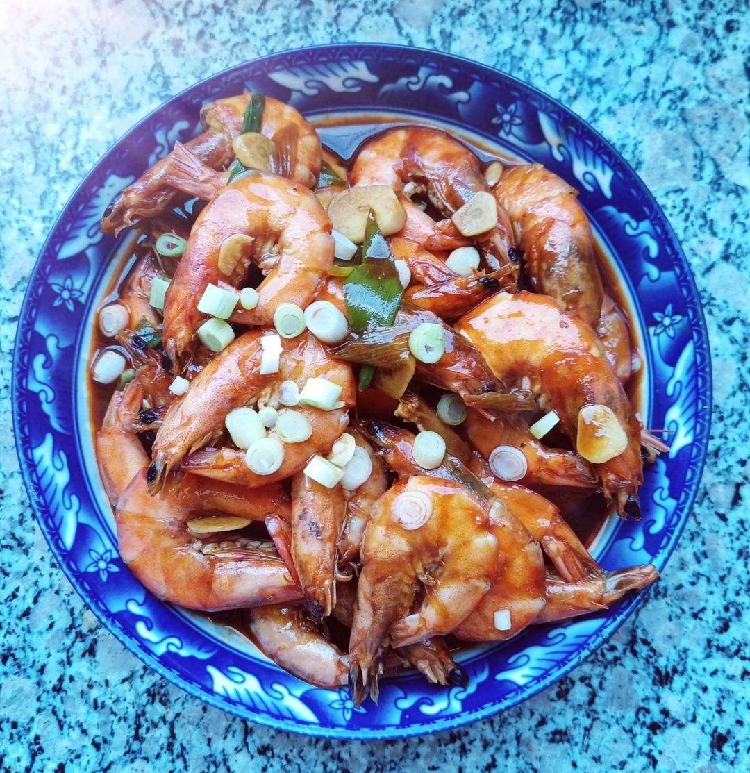 家庭版油焖大虾