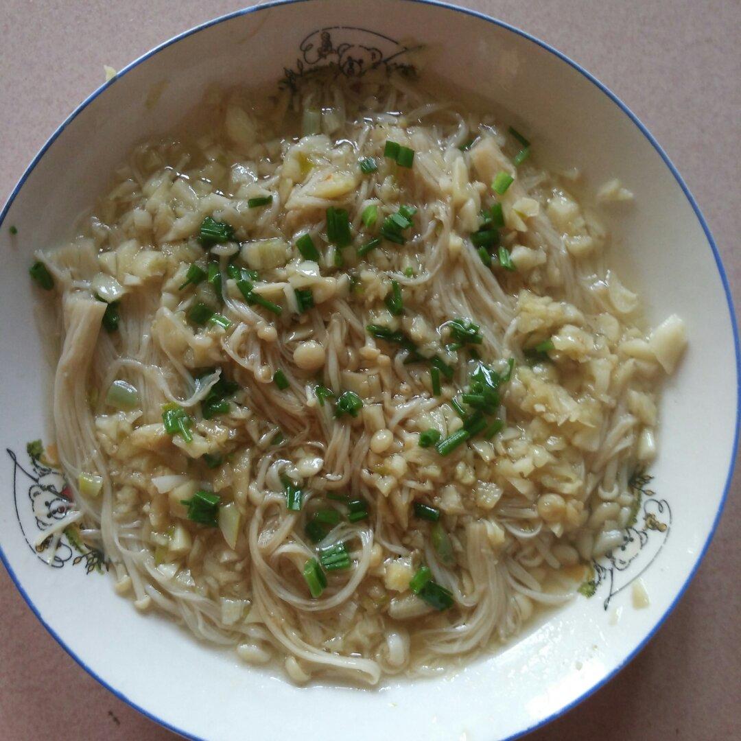 蒜蓉蒸金针菇