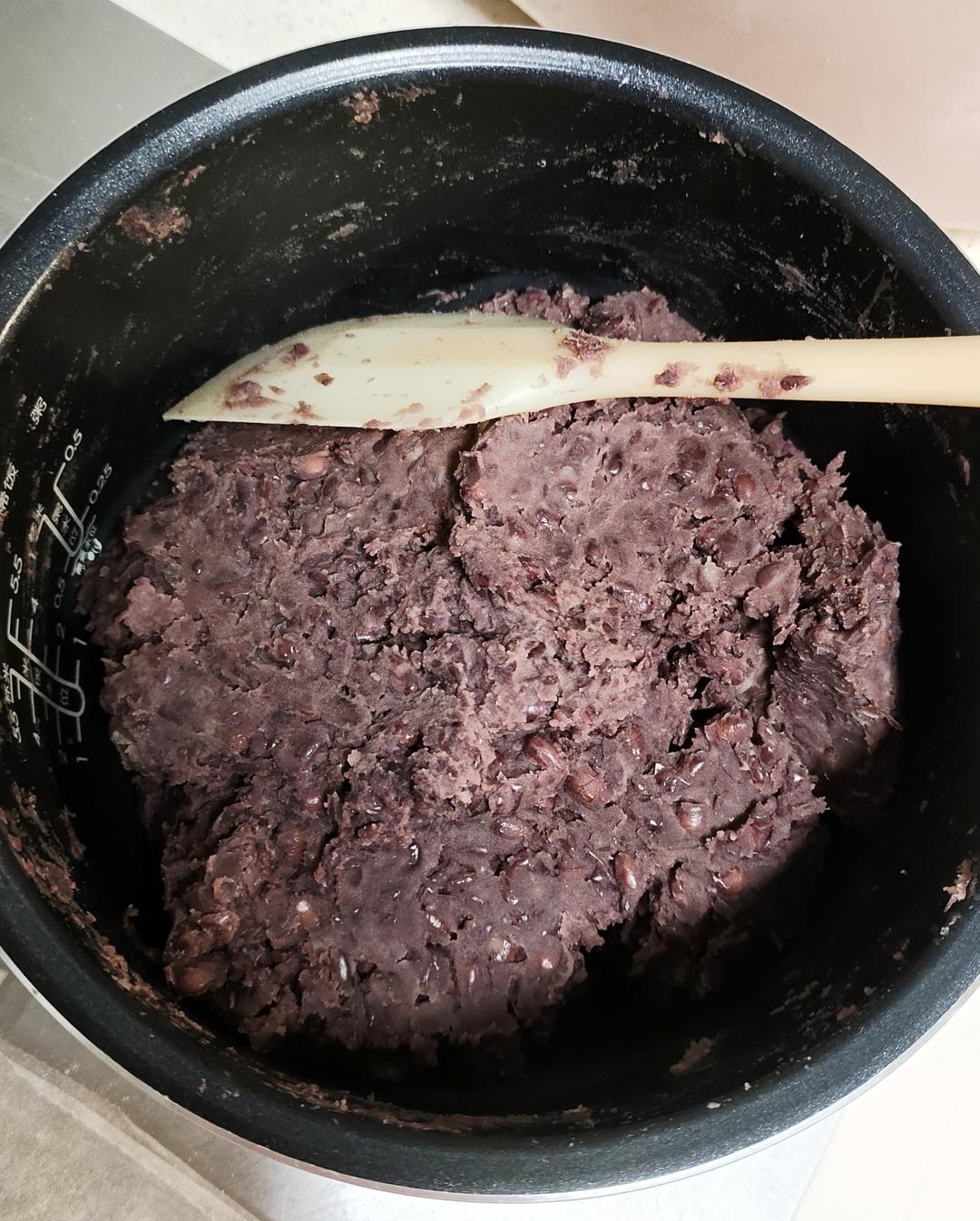 懒人电饭锅版红豆沙