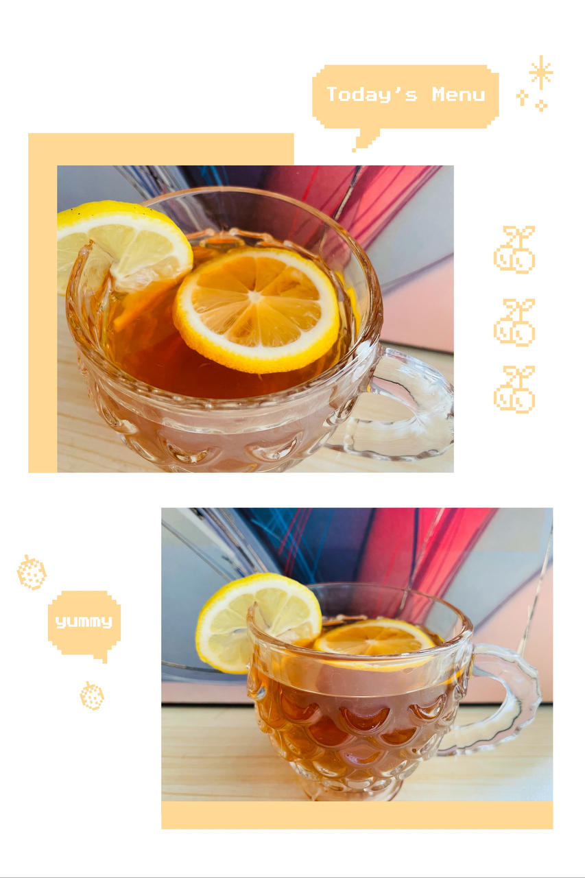 清凉一夏～柠檬冰红茶