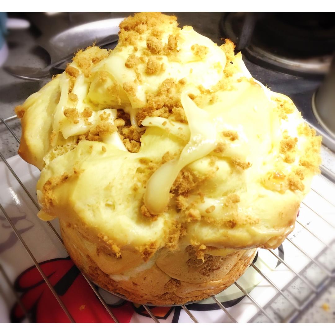 肉松手撕面包—超软会爆浆的面包哟