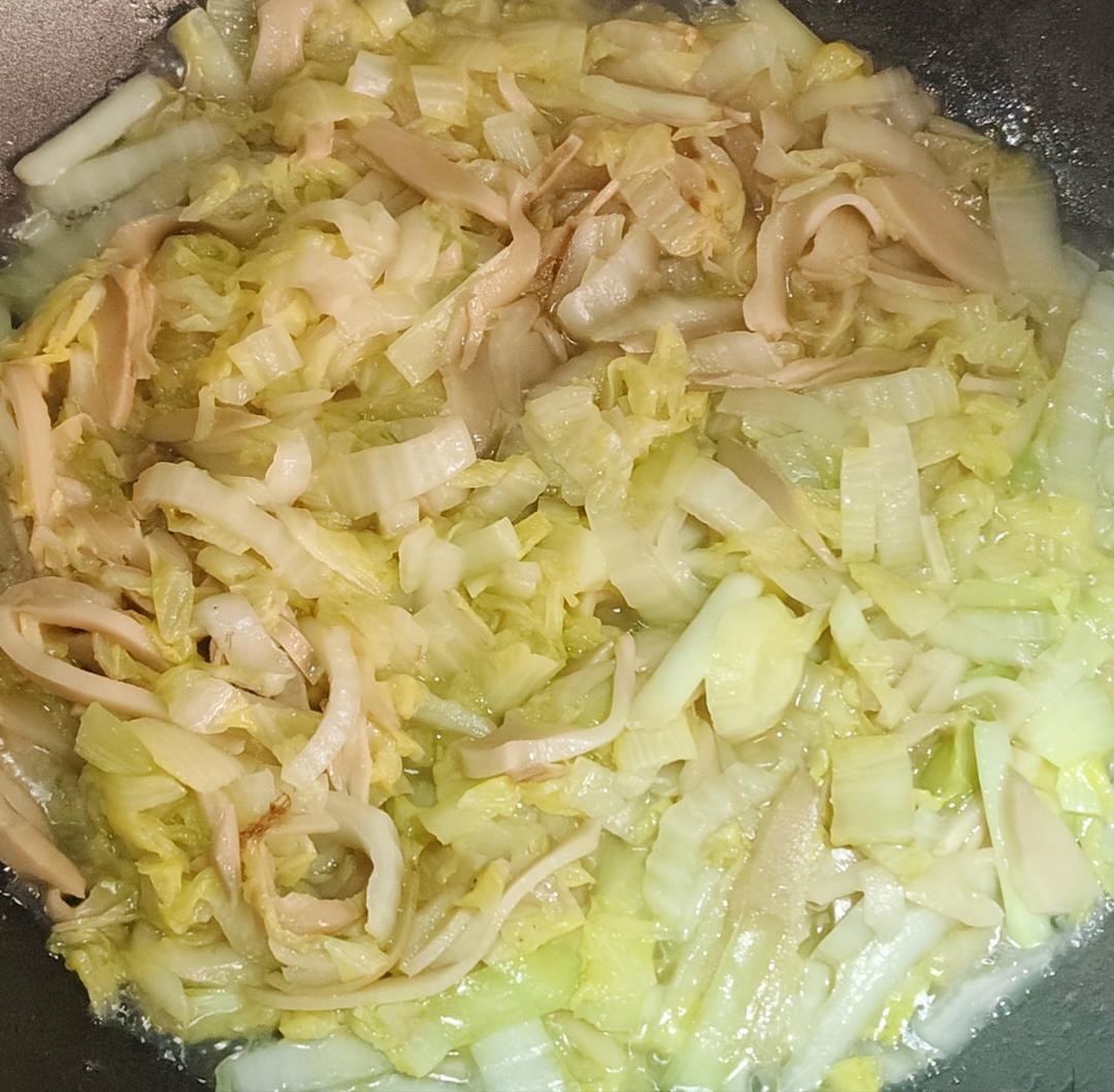 笋干炒大白菜