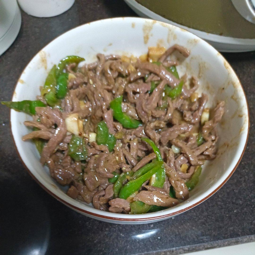 青椒牛肉丝