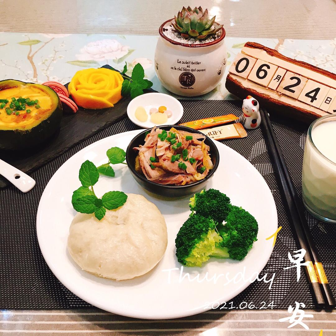 纯奶手撕吐司的做法 步骤1