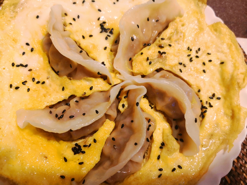 快手早餐——鸡蛋抱饺的做法