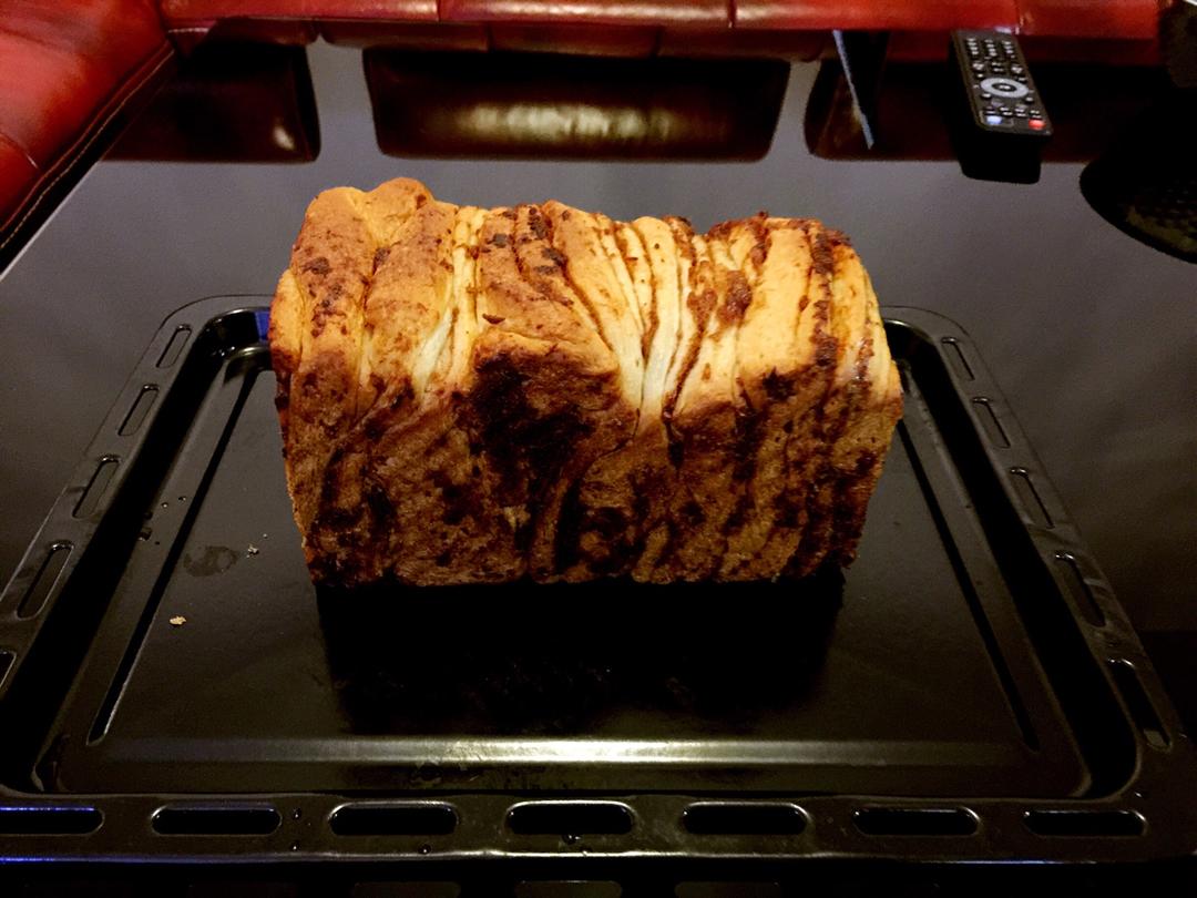 手撕千层肉松面包
