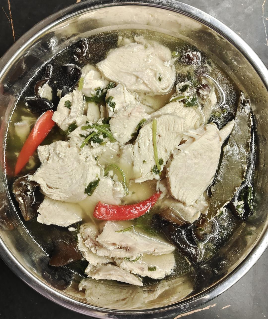 水煮肉片（鸡胸肉版）水煮鸡胸肉