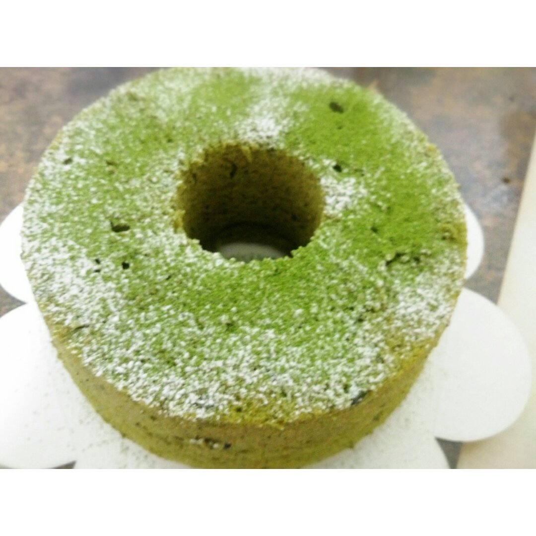 抹茶蜜豆戚风