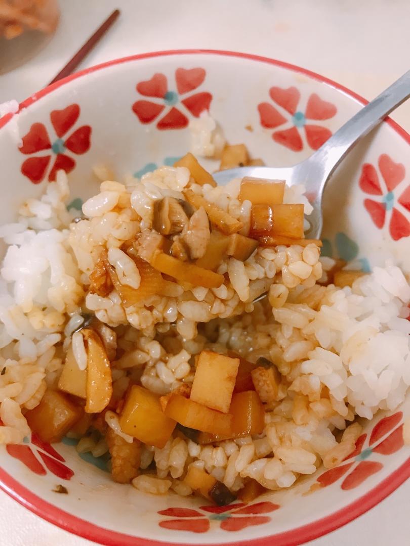 ㊙️香菇土豆肉沫拌饭❗️比外卖还好吃