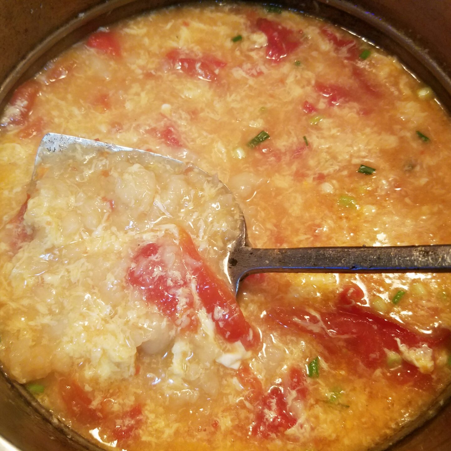 西红柿鸡蛋疙瘩汤