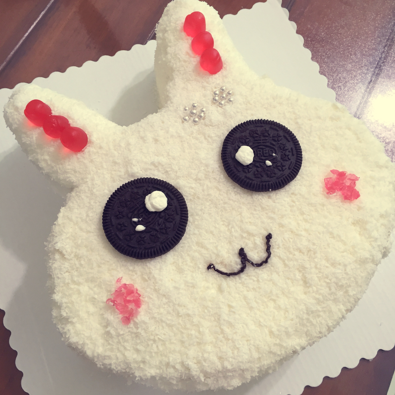 椰蓉小兔子奶油蛋糕