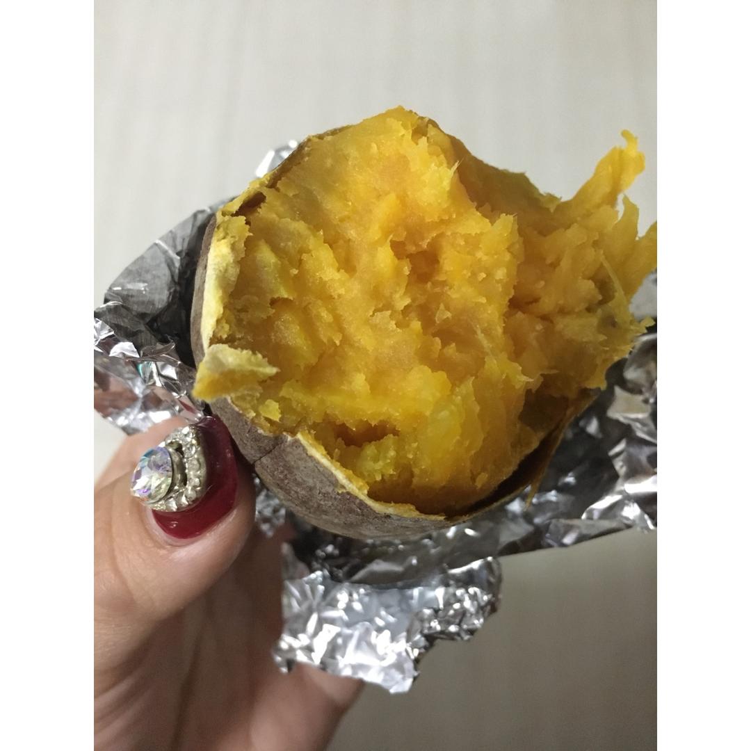 烤地瓜（烤箱初试）