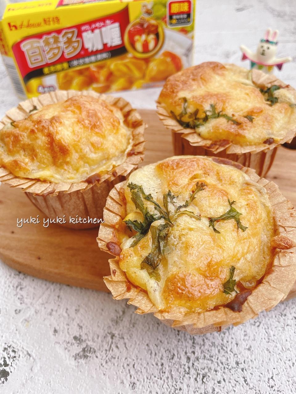 超简单：咖喱马芬蛋糕的做法