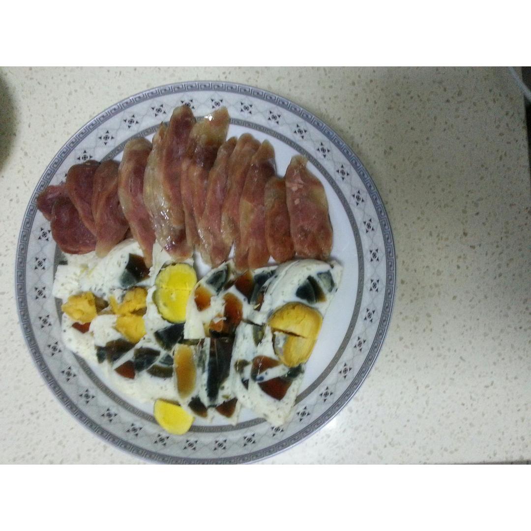 三色蒸蛋