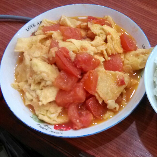 西红柿炒鸡蛋