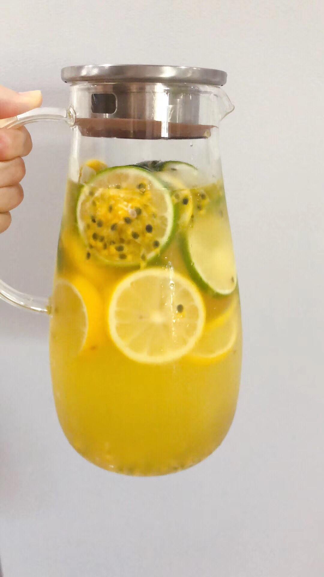 柠檬百香果的做法