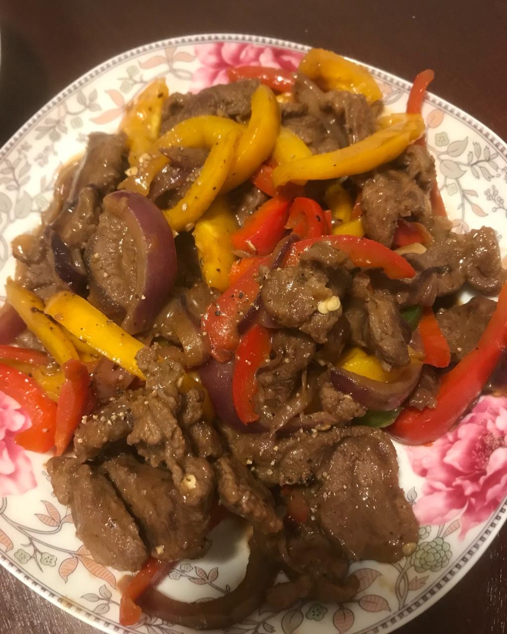 黑椒牛柳