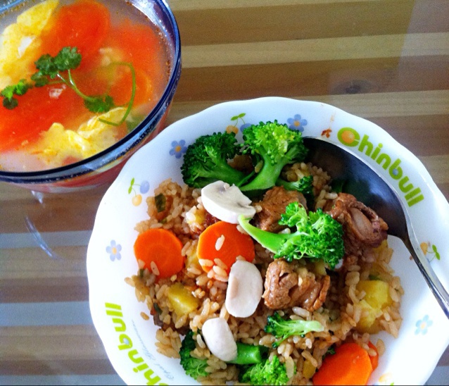 排骨红薯饭