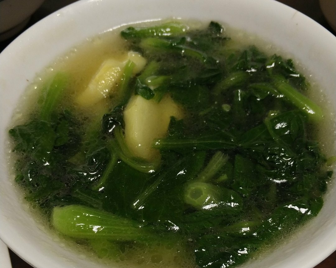 青菜土豆汤的做法