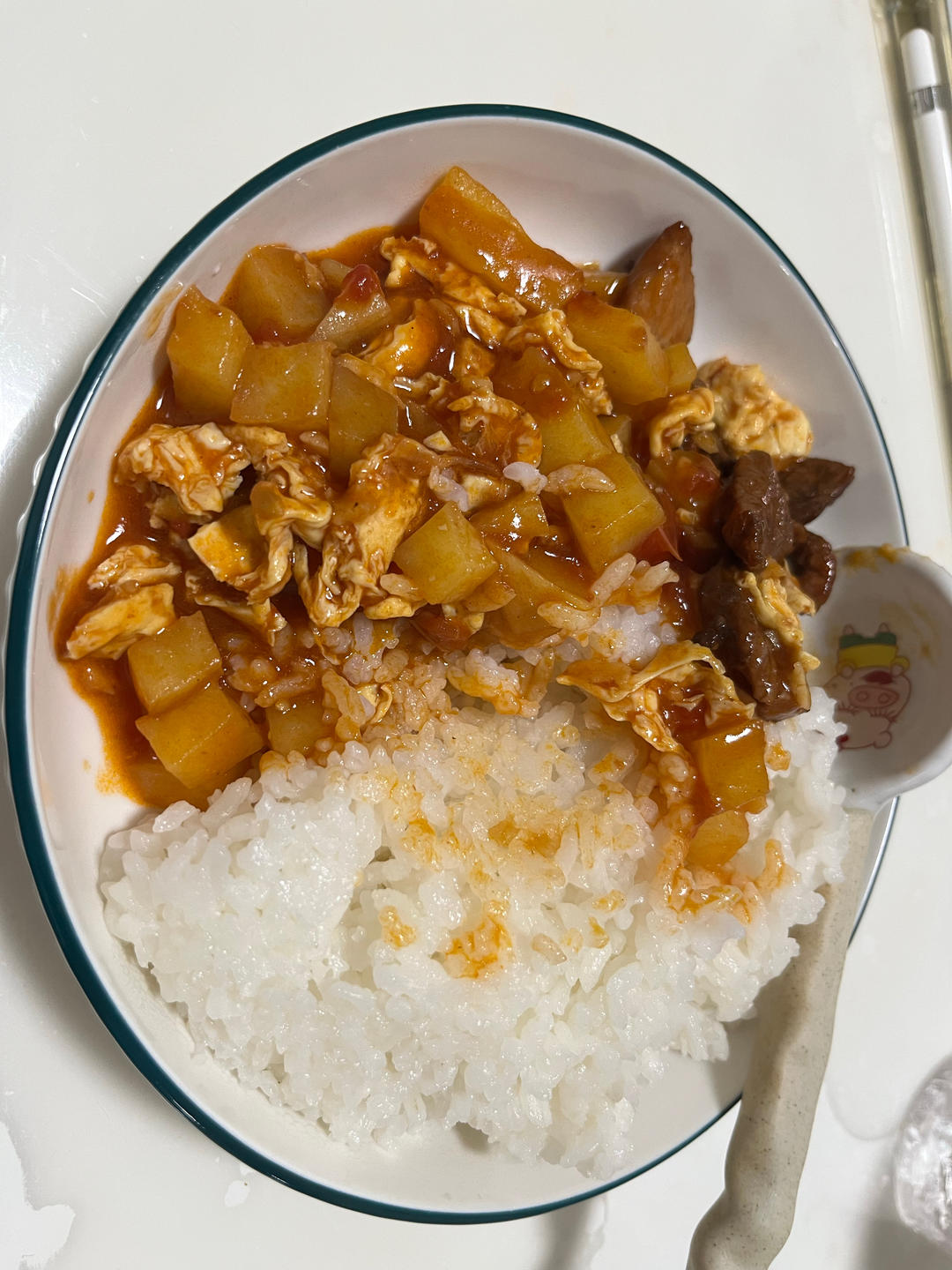 酸甜浓郁～超开胃🔥番茄滑蛋牛肉饭