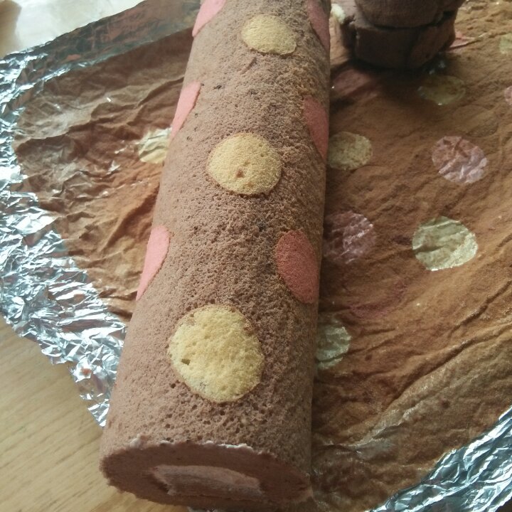 超萌长颈鹿蛋糕卷