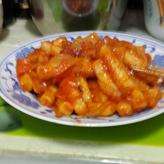 韩式辣酱炒年糕