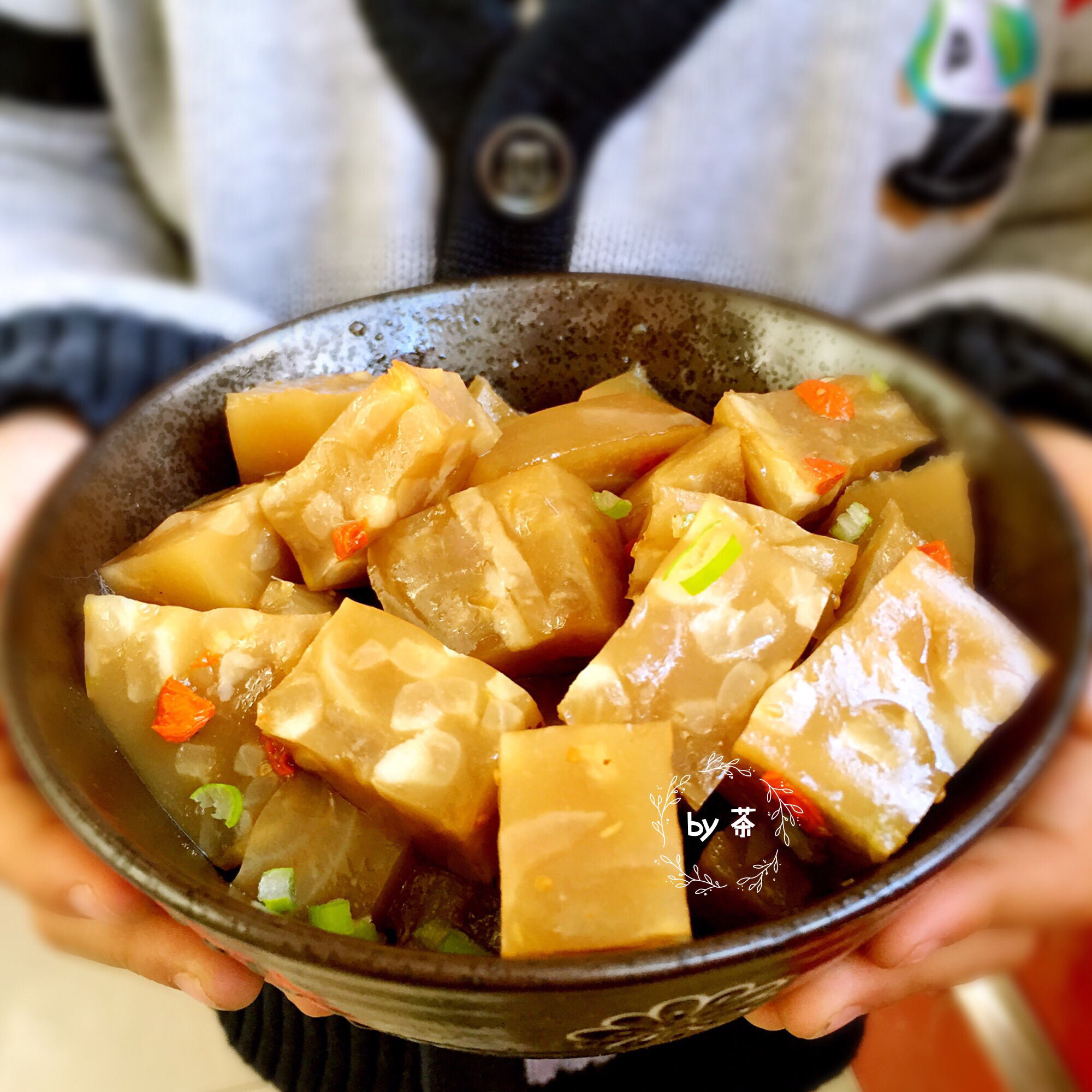 茶子-做的花生猪皮冻