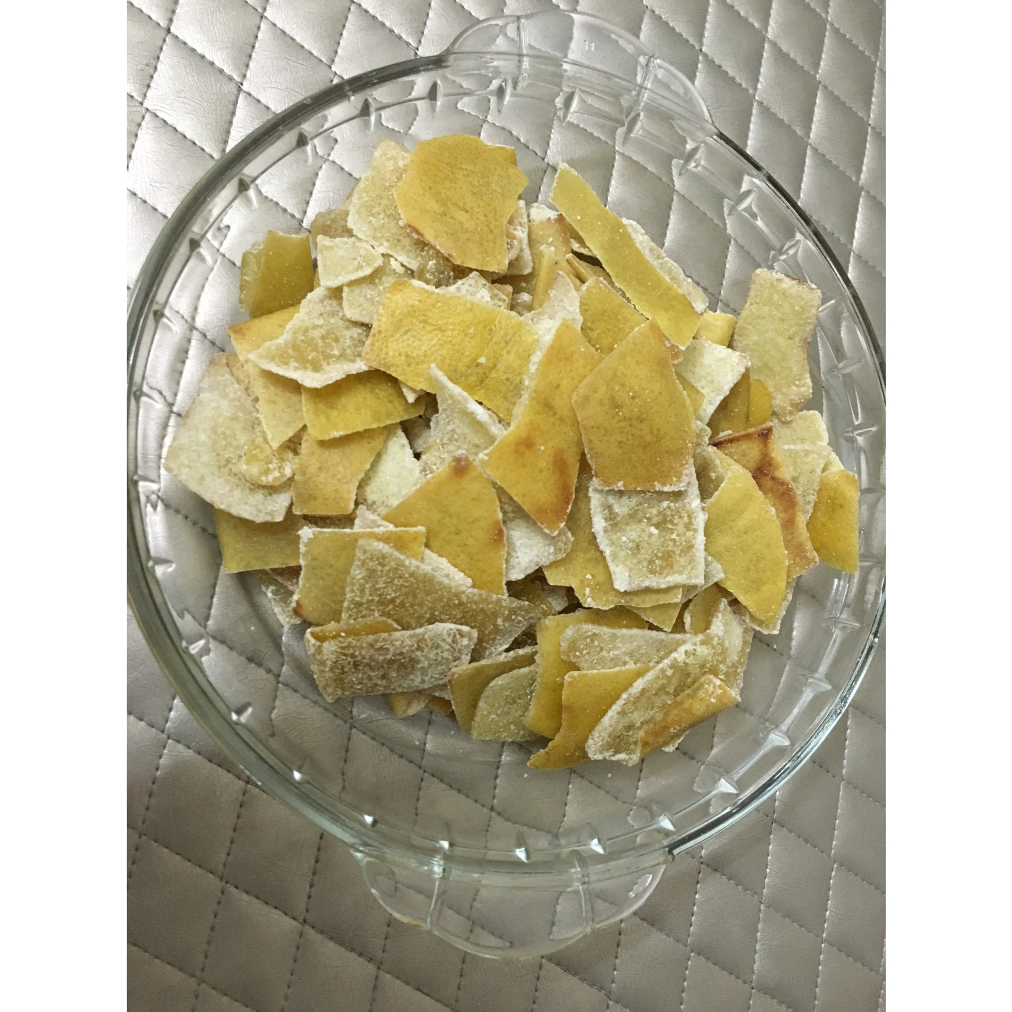 不用粘糖，直接返沙的糖渍柚子皮