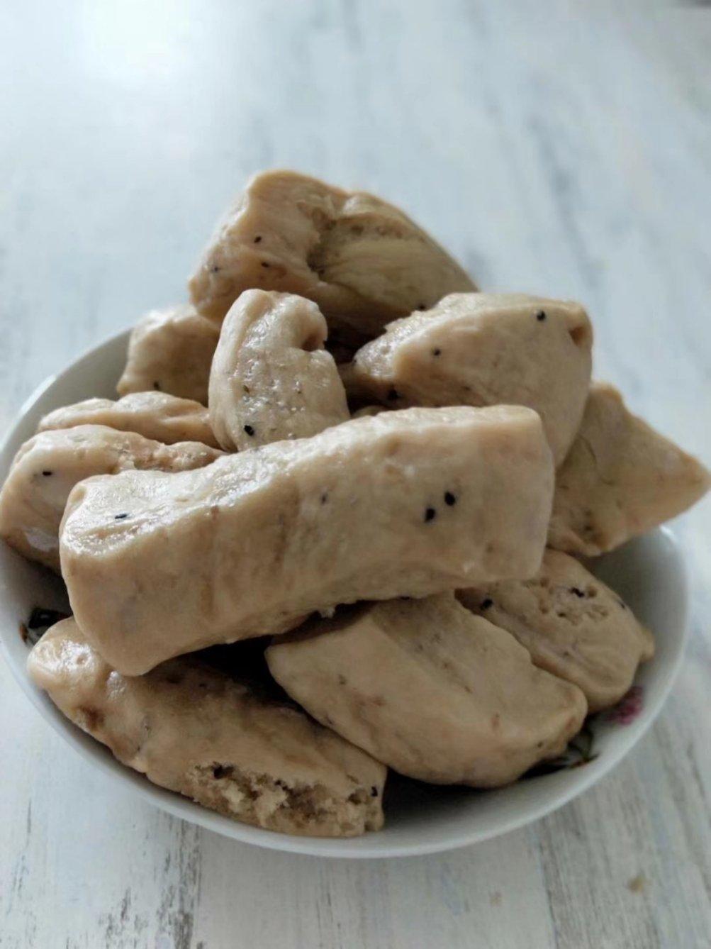 芝麻红枣红糖馒头