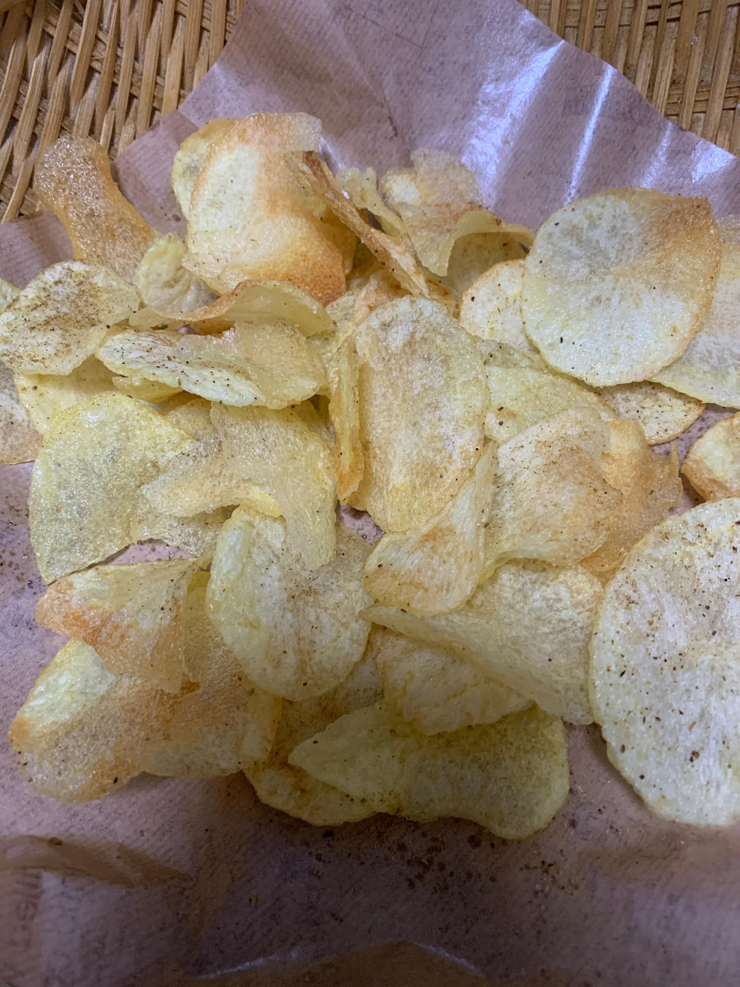 🔥焦香酥脆～自制薯片，嘎嘣脆秒杀膨化薯片