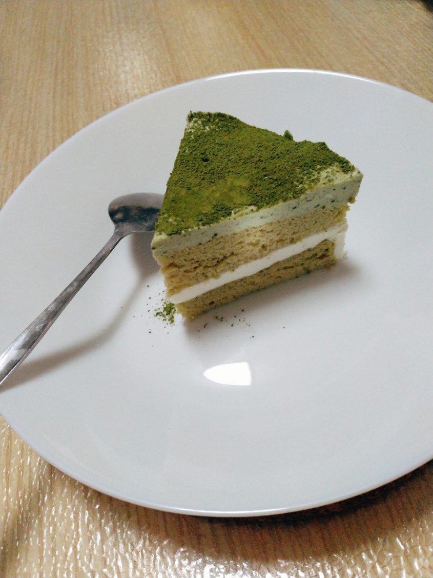 抹茶双享慕斯