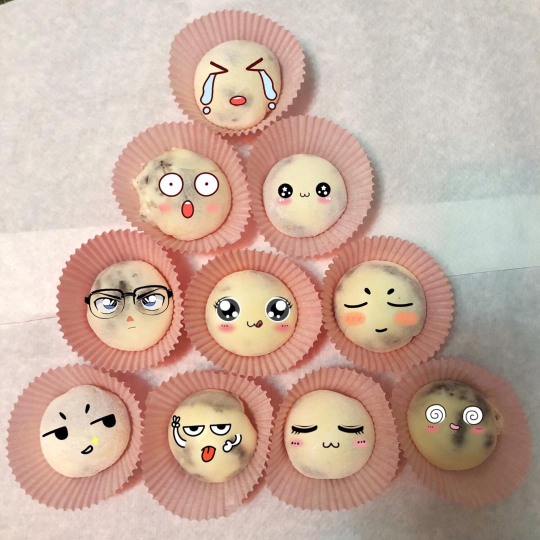 腹黑白胖子——奥利奥雪媚娘