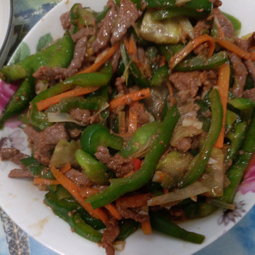 小炒牛肉丝