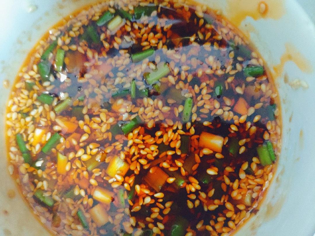 心头肉121做的能吃三盘饺子的万能蘸料